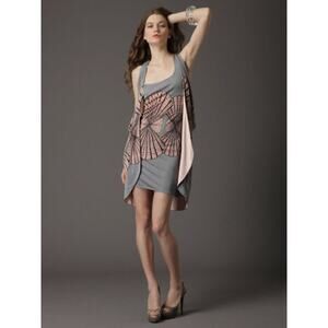Mara Hoffman Vintage Vest Body-con  Mini Dress Y2K 2000’s women’s Size S
